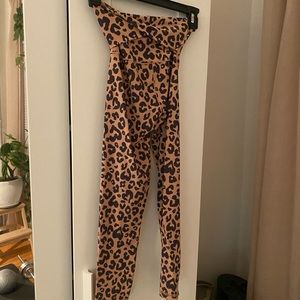 Leaopard print Aerie Offline Real Me 7/8 Legging in XS